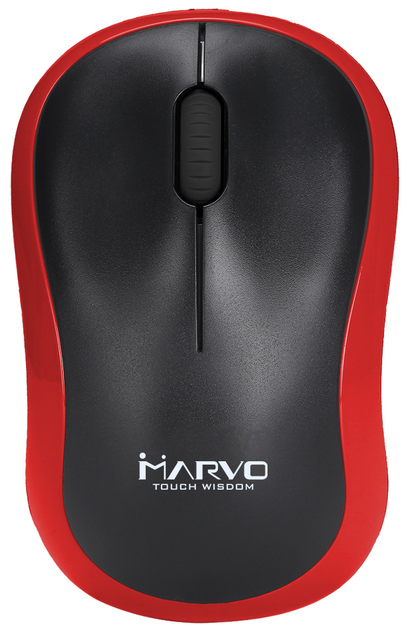 Миша Marvo DWM100 Wireless Red (DWM100RD) - зображення 1