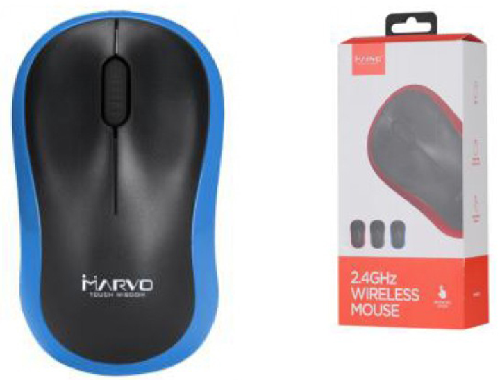 Миша Marvo DWM100 Wireless Blue (DWM100BL) - зображення 3