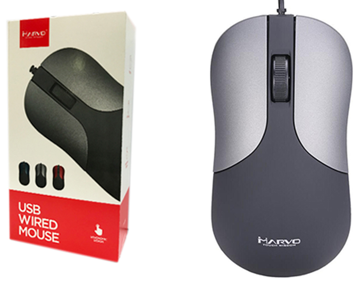 Миша Marvo DMS002 USB Grey (DMS002GY) - зображення 3