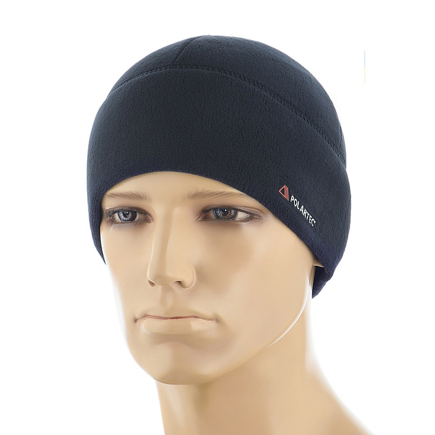 M-Tac шапка Watch Cap фліс Light Polartec Dark Navy Blue XL - зображення 1