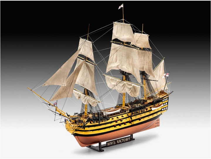 Сборная модель-копия Revell Корабль Его Величества Победа уровень 4 масштаб 1:225 (RVL-05408) - изображение 8