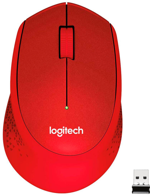 Мышь Logitech M330 Silent Plus WIreless Red (910-004911) – фото, отзывы ...