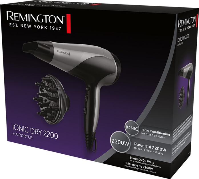 Фен Remington Ionic Dry D3190S - зображення 8
