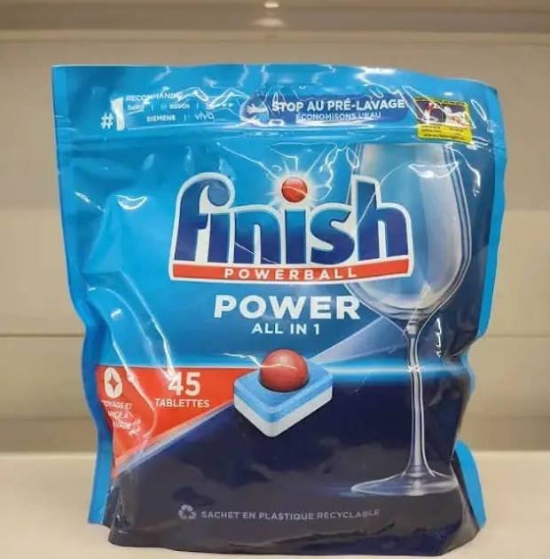Таблетки для посудомийних машин Finish Power ALL-IN-ONE 45 шт - зображення 1