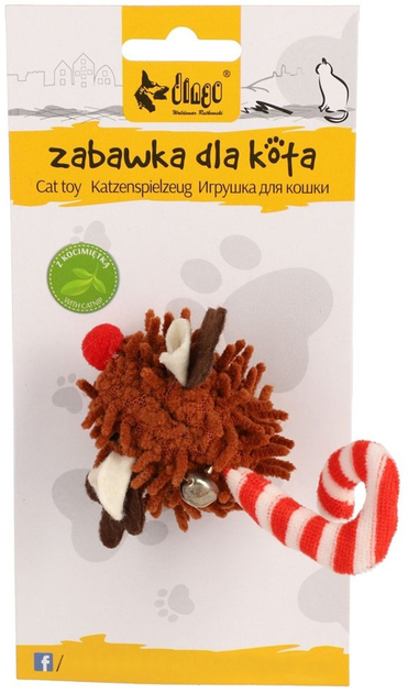 Zabawka dla kota Dingo Jeżyk z kocimiętką 9 cm (5904760211971) - obraz 1