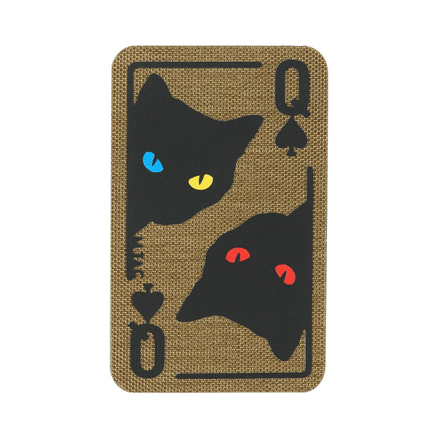 M-Tac нашивка Queen of spades Coyote/Black - зображення 1