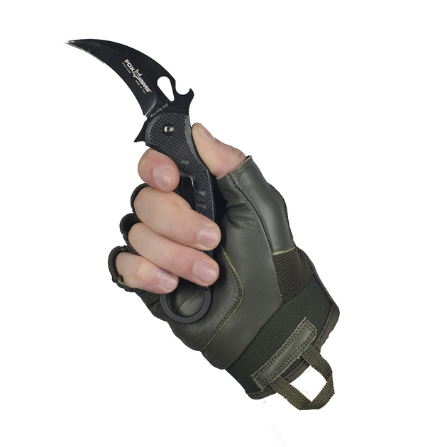 M-Tac перчатки беспалые Assault Tactical Mk.4 Olive XL - изображение 2