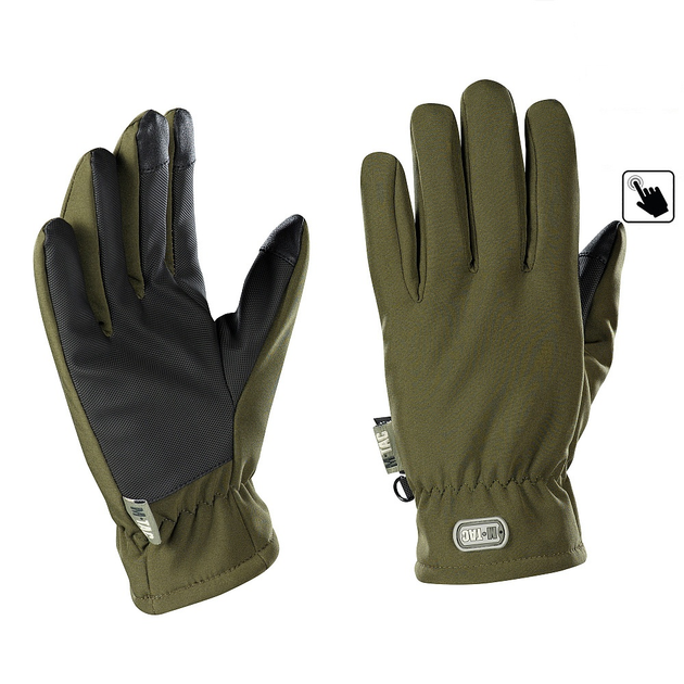 M-Tac рукавички Soft Shell Thinsulate Olive M - зображення 1