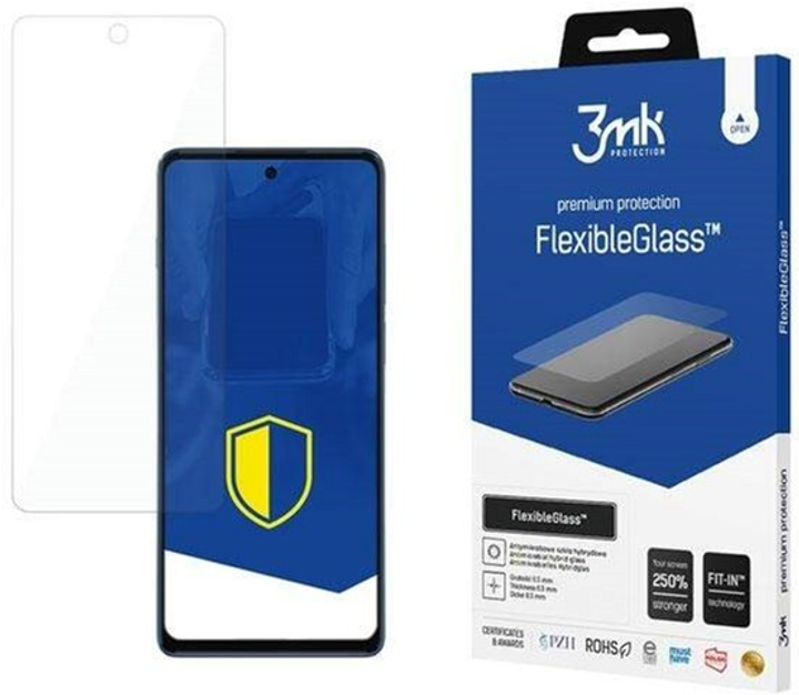 Загартоване скло 3MK FlexibleGlass для Motorola Moto G200 5G (5903108450010) - зображення 1