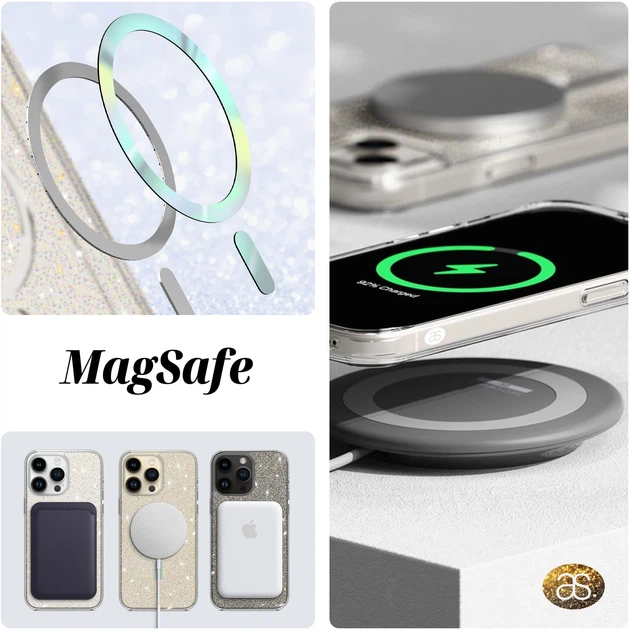 Чехол для смартфона Apple iPhone 15 Plus ArmorStandart Glow MagSafe Transparent (ARM69900) - изображение 4