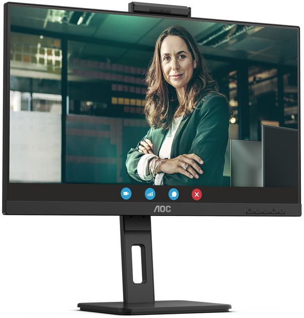 Монітор 23.8" AOC 24P3CW Black (4038986140812) - зображення 3