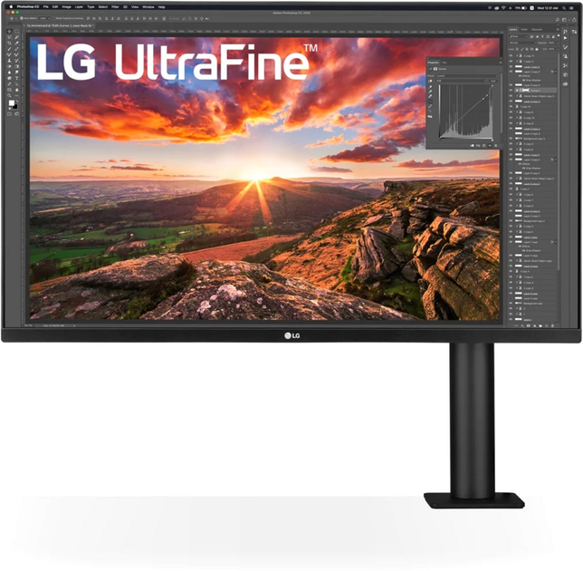 Monitor 31.5" LG 4K UltraFine Ergo 32UN880-B (32UN880-B) - obraz 1