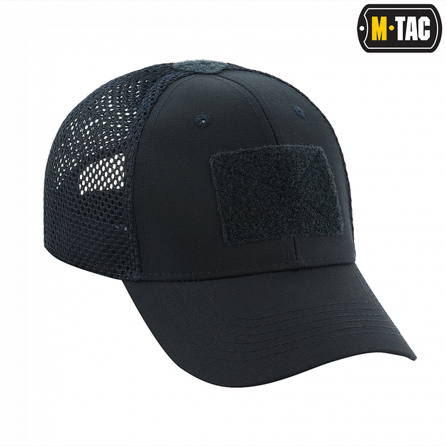 M-Tac бейсболка с липучкой и сеткой Flex рип-стоп Dark Navy Blue S/M - изображение 4
