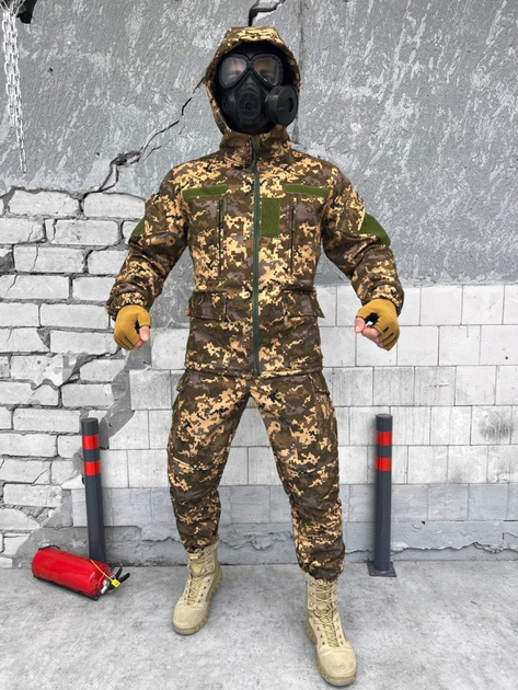 Мужской тактический костюм SoftShell пиксель размер M - изображение 1