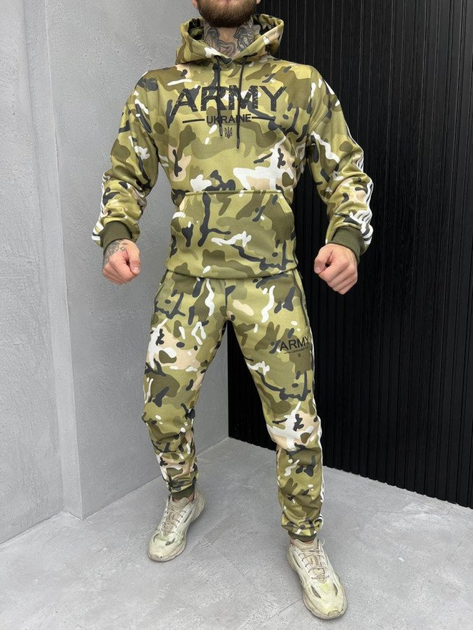 Зимовий спортивний костюм Army мультикам розмір XL - зображення 1