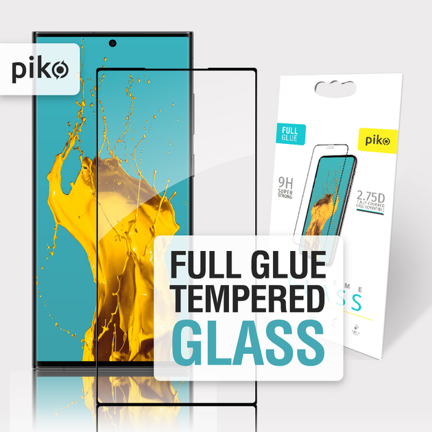 Защитное стекло Piko Full Glue 3D Glass для Samsung Galaxy S23 Ultra ...