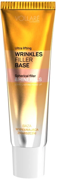 База под макияж "Заполнитель мимических морщин" Vollare Cosmetics Wrinkles Filler Base 30ml (30 мл) (763980-693160-2) - Фото 1 База под макияж "Заполнитель мимических морщин" Vollare Cosmetics Wrinkles Filler Base 30ml (30 мл) (763980-693160-2) - изображение 1