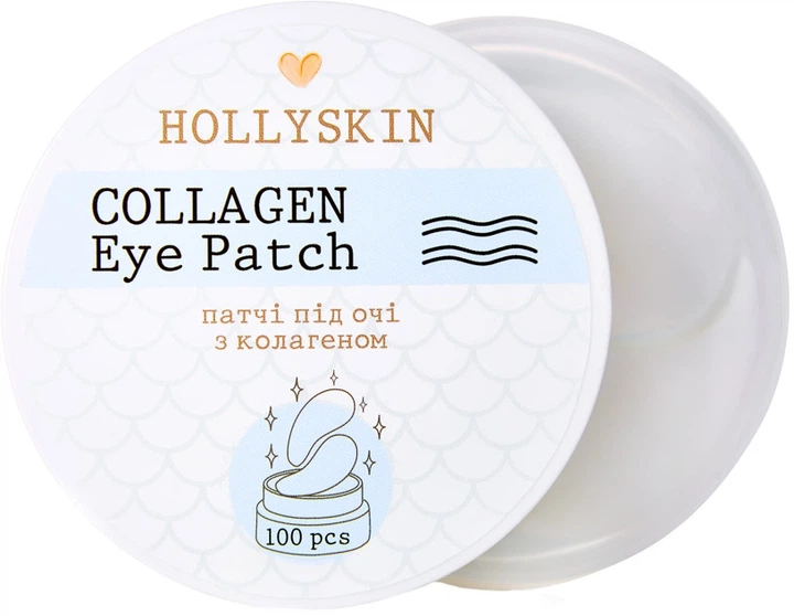 Патчі під очі з колагеном Hollyskin Collagen Eye Patch 100шт (100 шт.) (891594-801316-2) - Фото 1 Патчі під очі з колагеном Hollyskin Collagen Eye Patch 100шт (100 шт.) (891594-801316-2) - зображення 1