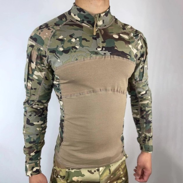 Мужской Крепкий Убакс С Усиленными Локтями Боевая Рубашка Убакс COMBAT SHIRT 3XL Multicam - изображение 2