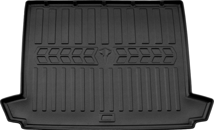 Акція на Килимок в багажник Stingray RENAULT Clio III (2005-2012) universal/upper trunk Чорний від Rozetka