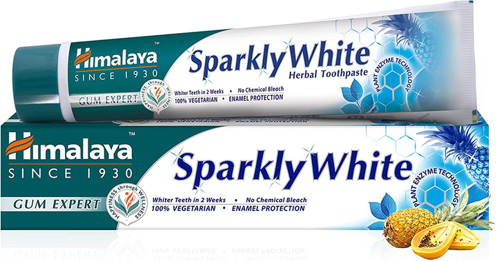 Відбілювальна зубна паста Himalaya Herbals Sparky White 75 мл (8901138825591) - зображення 1