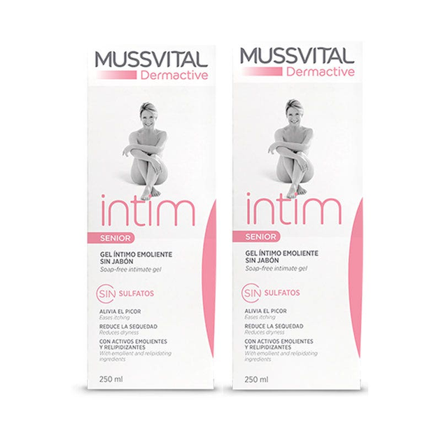 Гель для інтимної гігієни Mussvital Dermactive Intim Senior 250 мл (8430442008005) - зображення 1