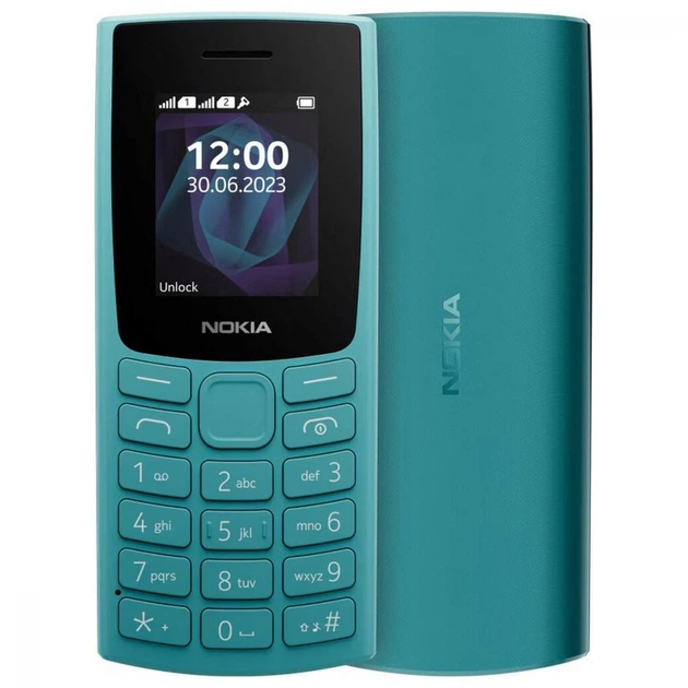 Мобильный телефон Nokia 105 SS 2023 Cyan (UA UCRF) - Фото 1 Мобильный телефон Nokia 105 SS 2023 Cyan (UA UCRF) - изображение 1