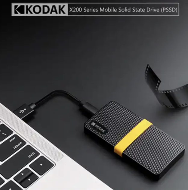 Внешний SSD накопитель Kodak X200 512Gb USB 3.1 Black + кейс - изображение 5