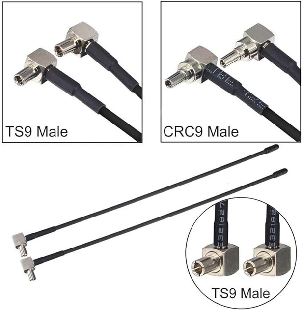 Антенна 3G 4G LTE+ TS9 5 дБ 17.5 см 2 шт - Фото 6 Антенна 3G 4G LTE+ TS9 5 дБ 17.5 см 2 шт - изображение 6
