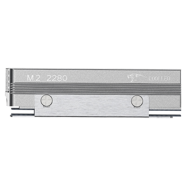 Радиатор охлаждения с тепловыми трубками Coolleo CL-SSD-V3 M.2 2280 Grey - изображение 2