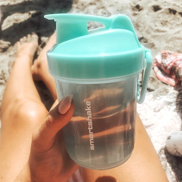 Шейкер спортивный SmartShake Original2GO 600 мл Mint Green (10561301) - изображение 6