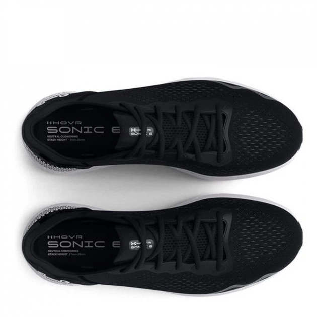 Кросівки Under Armour HOVR Sonic 6 Running Black/White, 44 (280 мм) (11856099) - Фото 4 Кросівки Under Armour HOVR Sonic 6 Running Black/White, 44 (280 мм) (11856099) - зображення 4