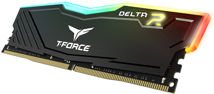 Оперативная память Team Group T-Force Delta DDR4-2666 8192MB PC-21300 (Kit of 2x4096) Black RGB LED (TF3D48G2666HC15BDC01) - Фото 2 Оперативная память Team Group T-Force Delta DDR4-2666 8192MB PC-21300 (Kit of 2x4096) Black RGB LED (TF3D48G2666HC15BDC01) - изображение 2