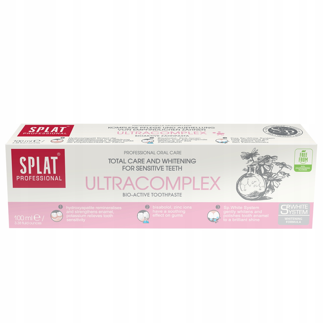 Зубна паста Splat Professional для щоденного використання Ultracomplex 100 мл (7640168930172) - зображення 1