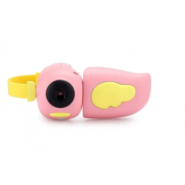 Дитяча відеокамера Kids Camera для фотозйомки та відеозапису Пташка Рожева - зображення 3