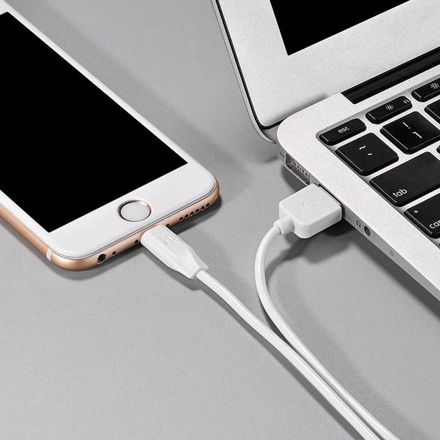 USB Hoco X1 Rapid 2 pcs Lightning, Белый P001 кабель - Фото 3 USB Hoco X1 Rapid 2 pcs Lightning, Белый P001 кабель - изображение 3