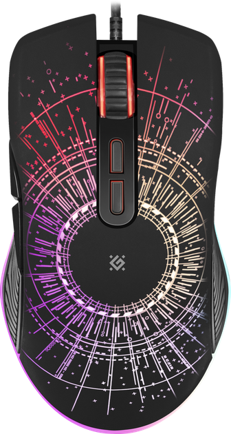 Миша Defender Sirius GM-660L RGB USB Black (4714033526609) - зображення 3