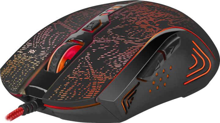 Mysz Defender OverLord GM-890 USB Black (4714033528900) - obraz 4