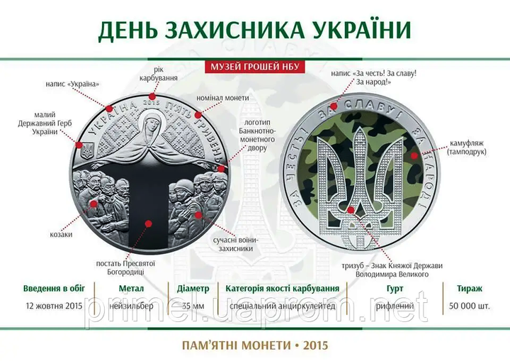 Ювілейна монета "День Захисника України" серія ЗСУ 5 грн - зображення 11