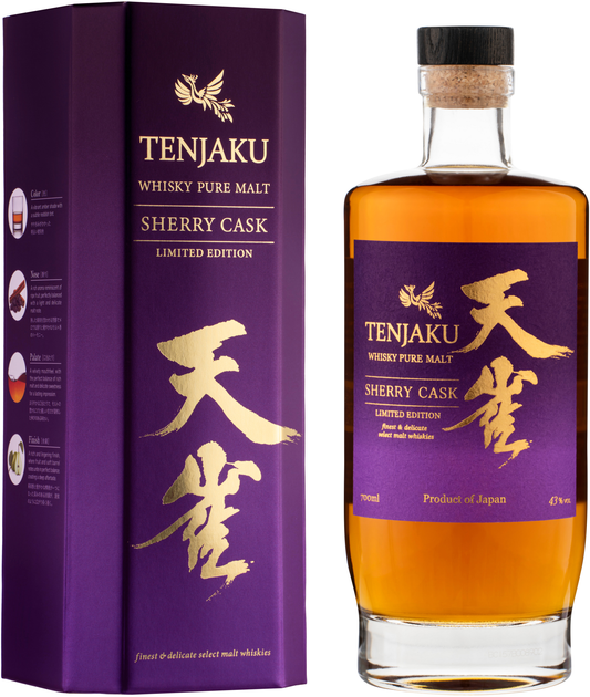 Виски Tenjaku Pure Malt Sherry Cask 0.7 л 43% (4582410701181) – фото ...