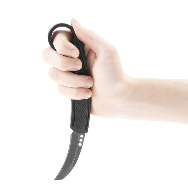 Складаний Пружинний Ніж CobraTec OTF Karambit CTBK-RH 06CT003 - Фото 3 Складаний Пружинний Ніж CobraTec OTF Karambit CTBK-RH 06CT003 - зображення 3
