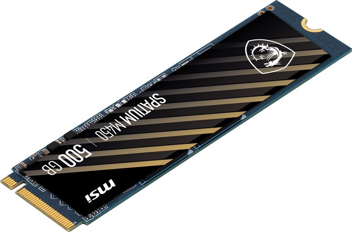 SSD диск MSI Spatium M450 500GB NVMe M.2 PCIe 4.0 TLC 3D NAND (S78-440K190-P83) - зображення 4
