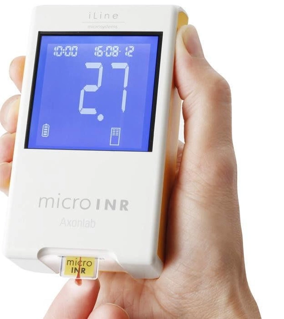 Портативный коагулометр microINR (iLine Microsystems) для определения протромбинового времени (МНО) для пациентов, принимающих оральные антикоагулянты - изображение 1