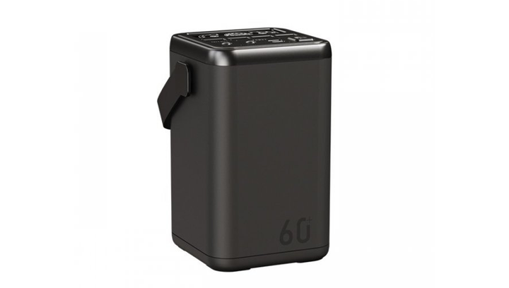Портативный Аккумулятор Power Bank O2 Project FC 3.0 + PD 3.0 Black 60000 mAh 65 W - изображение 2
