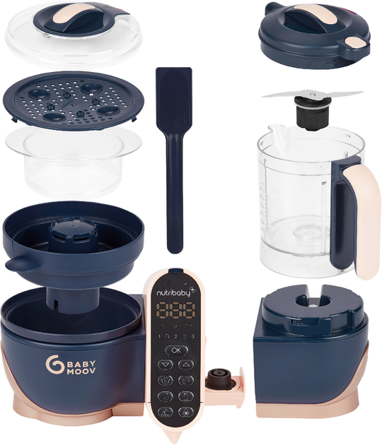 Блендер-пароварка Babymoov Nutribaby + XL (A001127) (3661276161573) - зображення 7
