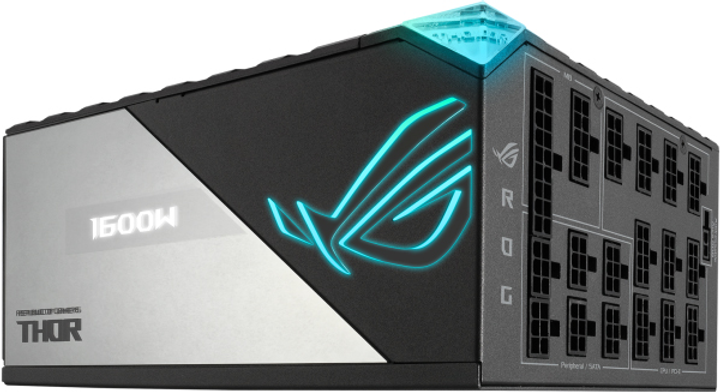 Zasilacz Asus ROG Thor 1600 W 80 Plus Titanium Aura OLED (90YE00K0-B0NA00) - obraz 7