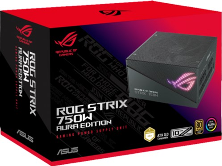 Zasilacz Asus ROG Strix PCIE5 750 W Aura Edition (ROG-STRIX-750G-AURA-GAMING) - obraz 9