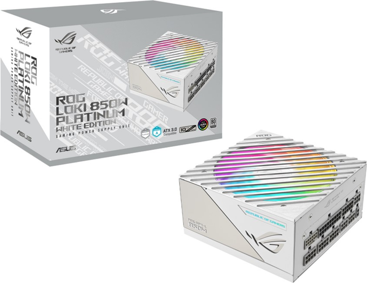 Zasilacz Asus ROG Loki SFX-L 850 W Platinum White (90YE00N3-B0NA00) - obraz 10