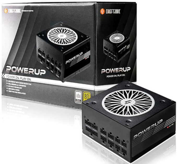Блок живлення Chieftec Chieftronic PoВтerUp 550 Вт, 80+ GOLD, Modular (GPX-550FC) - зображення 8