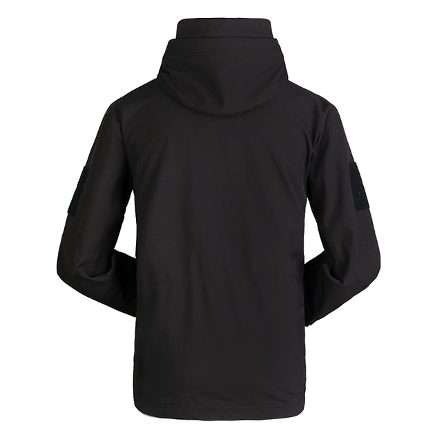 Тактична куртка Eagle Soft Shell JA-01-0 з флісом Black XXXL - зображення 2